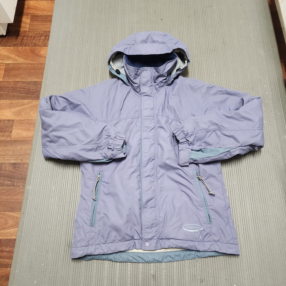 Vintage 90s Patagonia Fusion Jacket Fleece Lined Water Resistant Majestic Purple